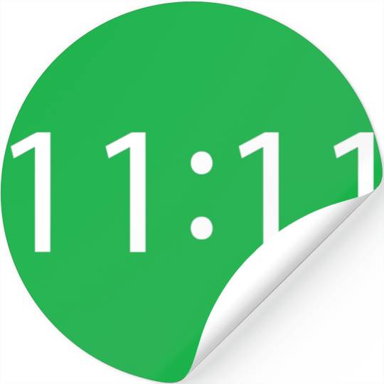 1111 Angel Numeric Spirit Number Symbol Women Men Stickers