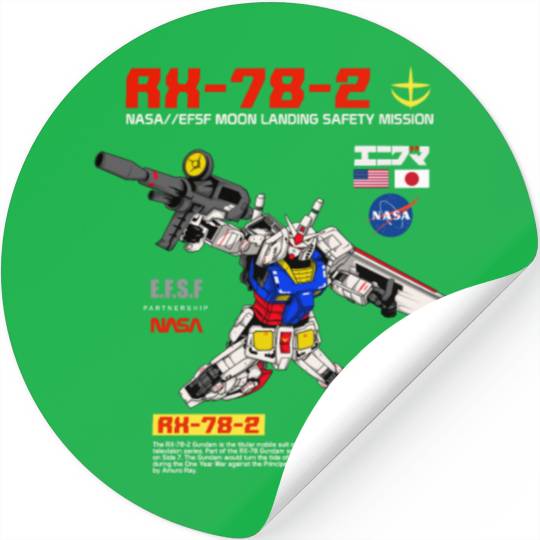 Rx-78-2 Gundam Stickers