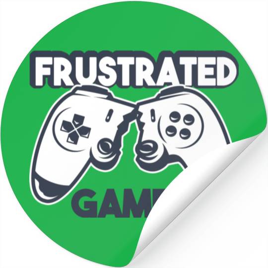 Frustrated Gamer Stickers