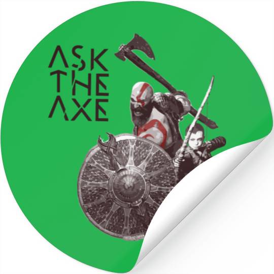 God Of War Ask The Axe Stickers