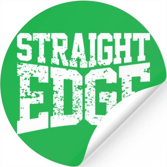 straight edge society Stickers