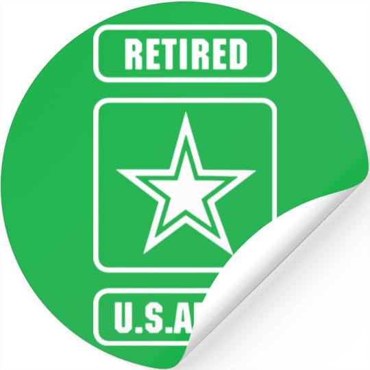 us army retired Stickers