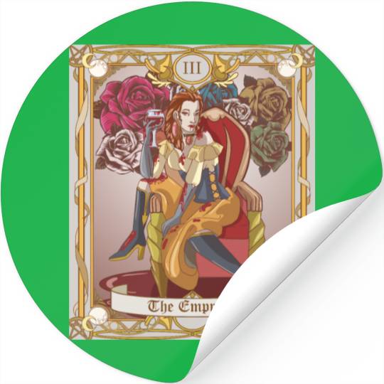The Empress Tarot Card, Major Arcana Anime Vampire Stickers
