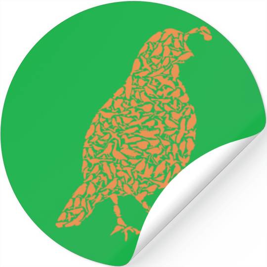 Quail farmer gift ornamental bird Stickers