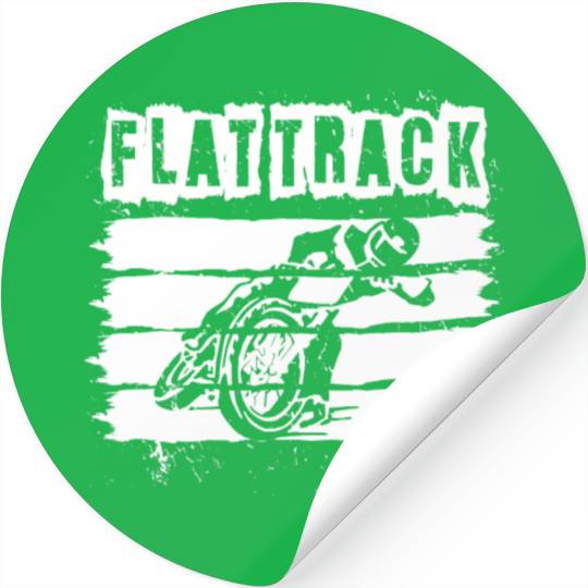 FLAT TRACK MOTORCYCLE racing dirt track speedway Stickers