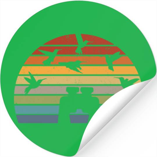 Bird Watching Vintage Birdwatching Birding Stickers