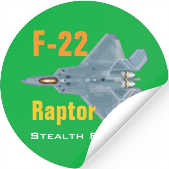 F 22 Raptor stealth fighter Stickers
