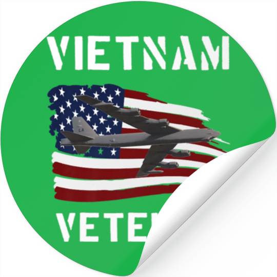 Vietnam Veteran B52 Stratofortress Bomber Plane Us Stickers