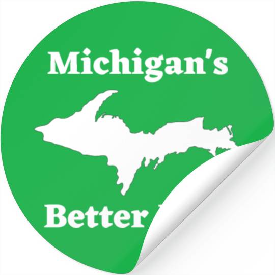 Michigan's Better Half, Upper Peninsula 906 Yooper Stickers