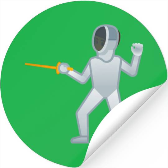 Person Fencing Fencer Gift Stickers