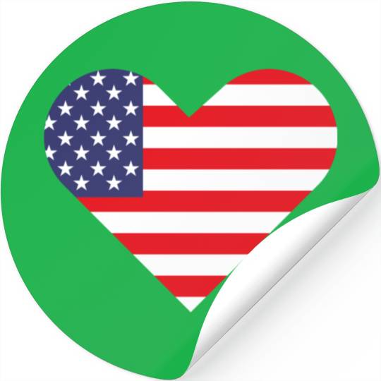 American Flag Stickers