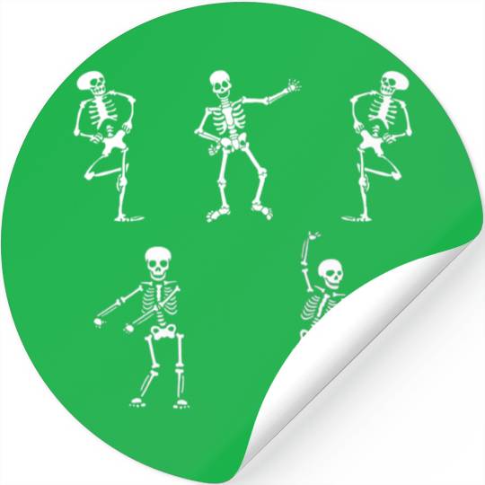 skeleton , Dancing Skeleton, Halloween , Dancing Stickers
