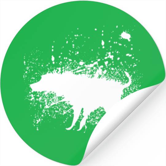 Banksy Splash Dog Stickers