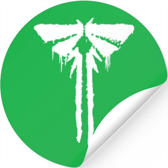 fireflies white Stickers