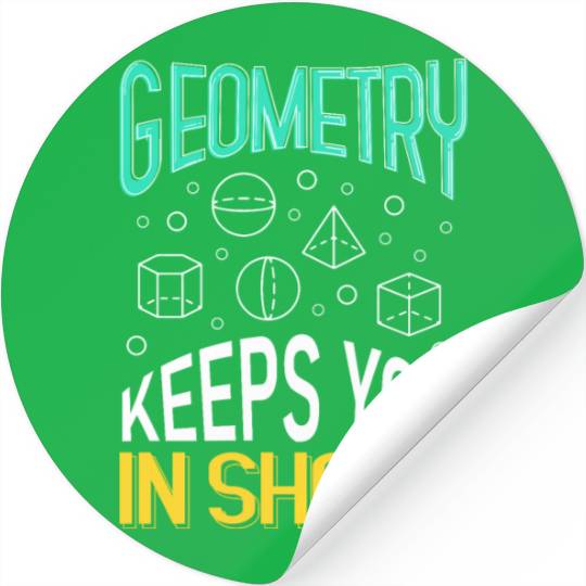 Math Teacher Geometry Gift Stickers