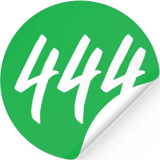 444 (Angel Number) Stickers