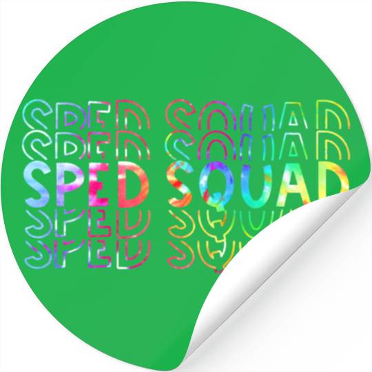 Sped Squad Special Ed Teacher Back To School 2021 Stickers