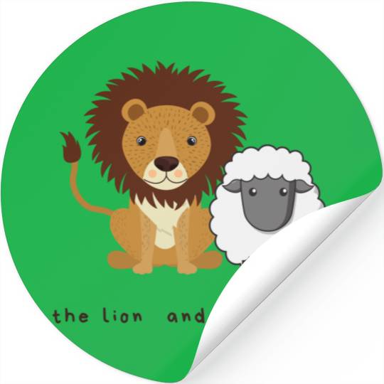 The Lion and the Lamb Stickers