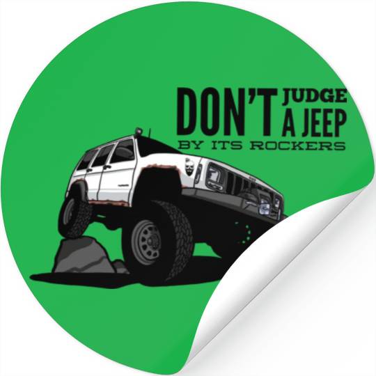 Don't Judge A Jeep Stickers by The Bearded
