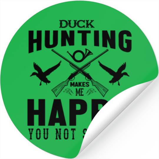 Duck hunting Stickers