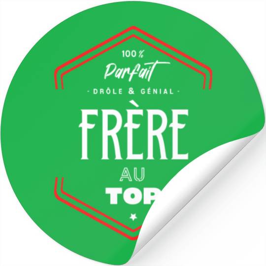 Frère parfait et au top Stickers