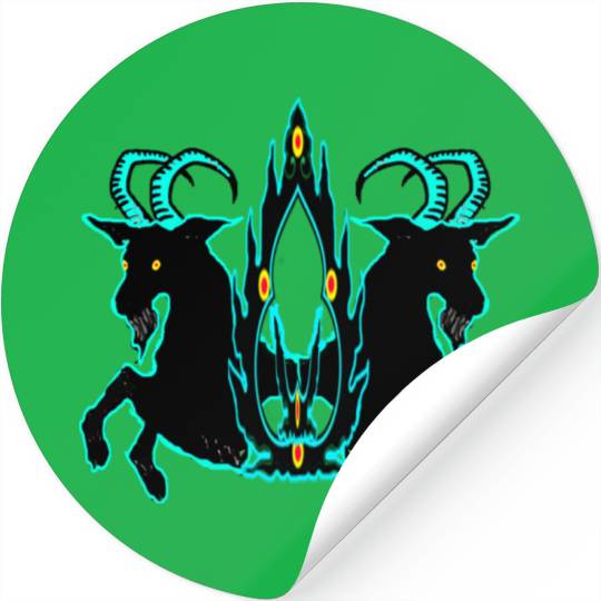 black goat Stickers