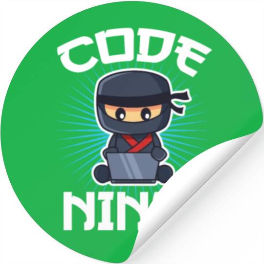 Code Ninja, Programmer Stickers