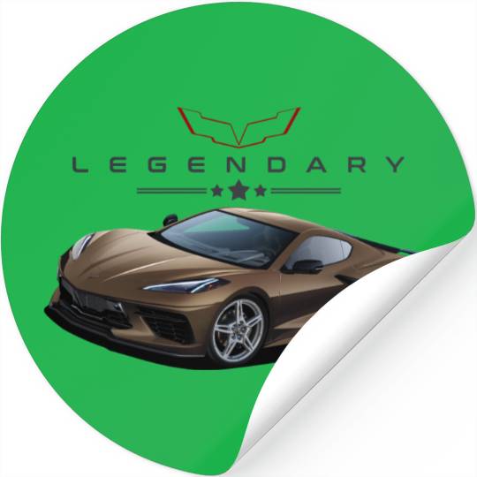 Bronze American Supercar Stickers