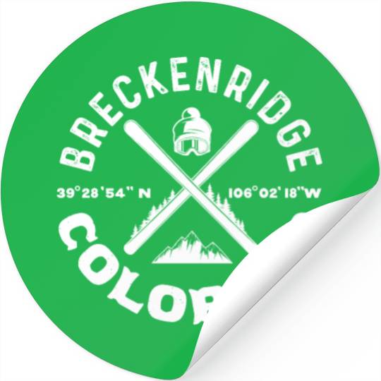 Breckenridge Colorado, Skiing Stickers