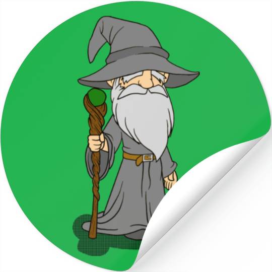 The Adventuring Wizard Stickers