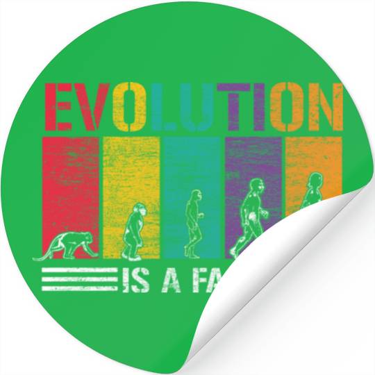 Evolution Development Stickers