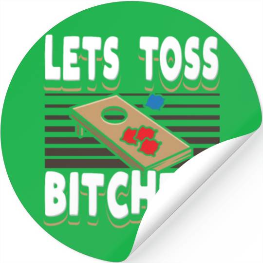 Cornhole player, Cornhole lover, Game Sport Gift Stickers