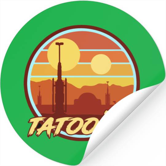 TATOOINE HOLIDAY Stickers
