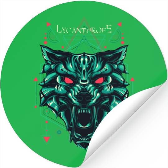 Werewolf Lycanthrope Stickers