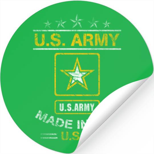 US Army Veteran Army Dad Military Veterans Day Stickers