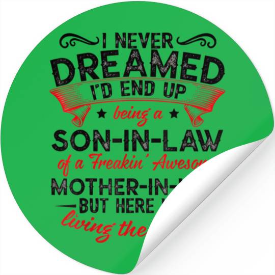 Son-In-Law Stickers