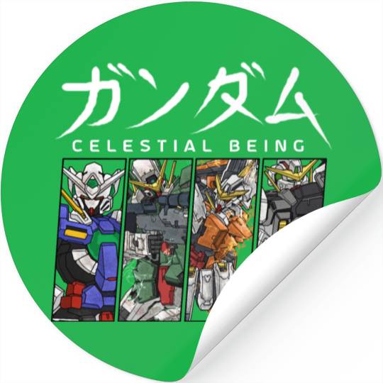 GUNDAM 00 Celestial Being Stickers