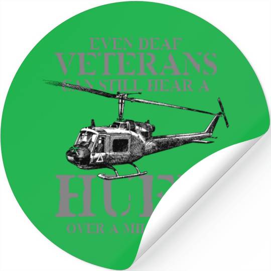Huey Aircraft Army US Airborne Fighter Pilot Stickers