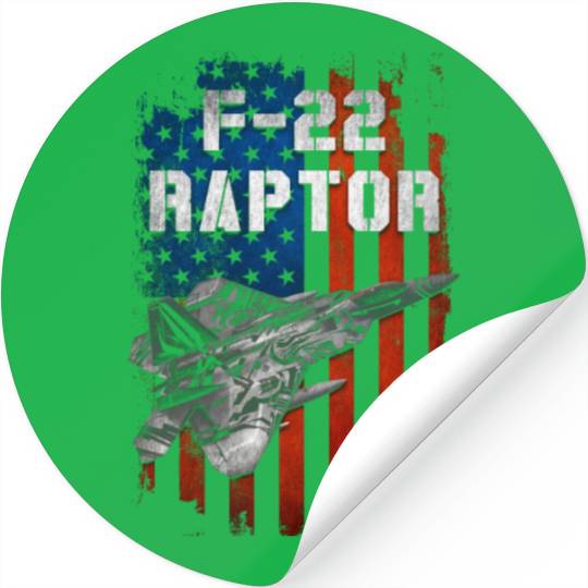 F22 Raptor Aircraft Army US Airborne Stickers