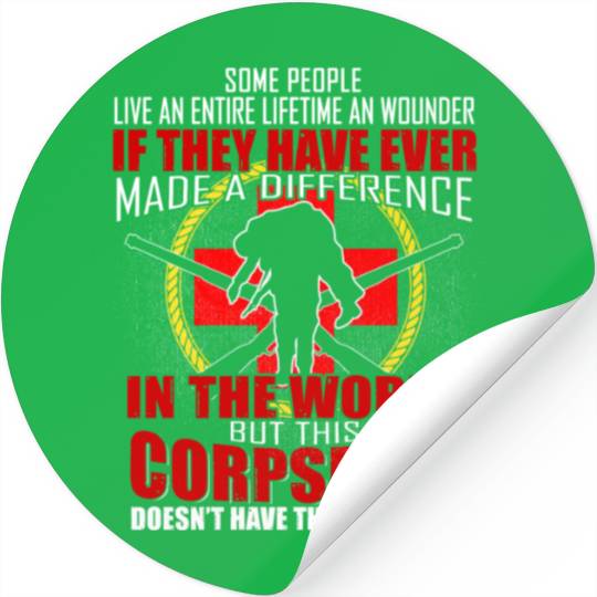 Devil US Navy Corpsman DOC Badass Army Veteran Stickers