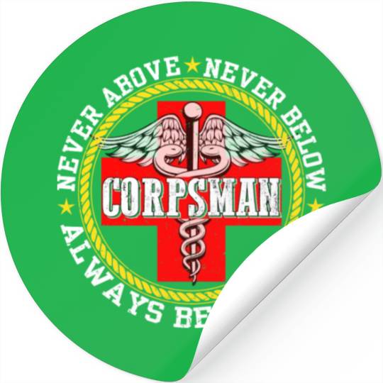 Corpsman Devil Doc Corpsman US Army Stickers