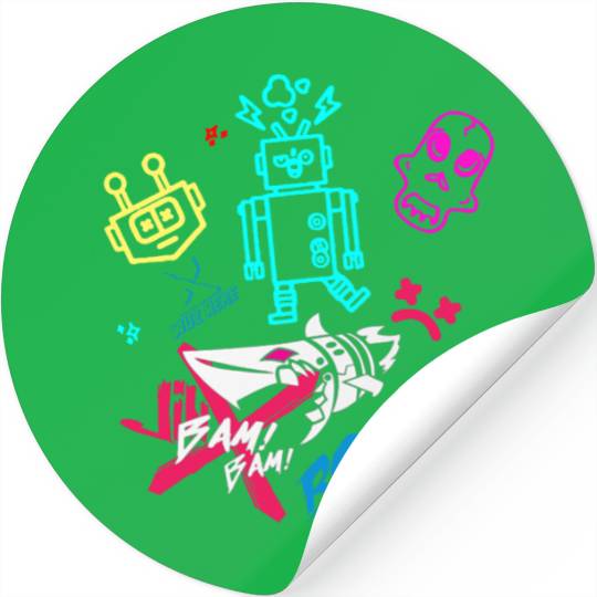 jinx arcane boom monkey Stickers