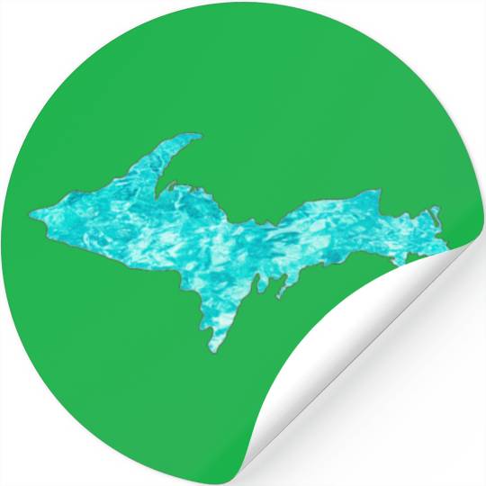 Upper Peninsula Water 906 Yooper Stickers