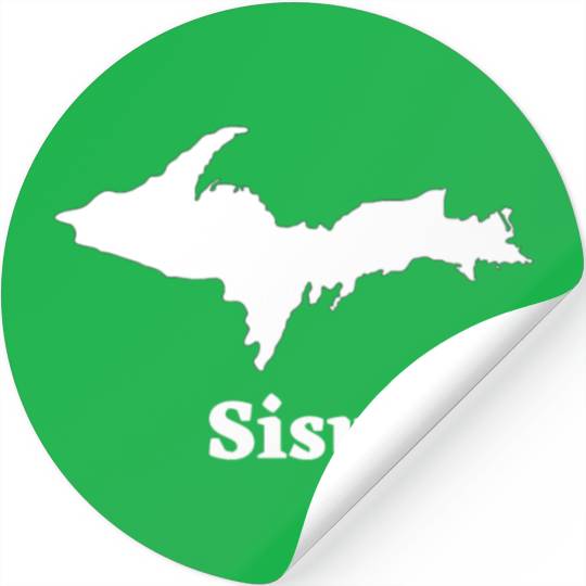 Sisu Upper Peninsula Michigan Yooper U.P. 906 Stickers