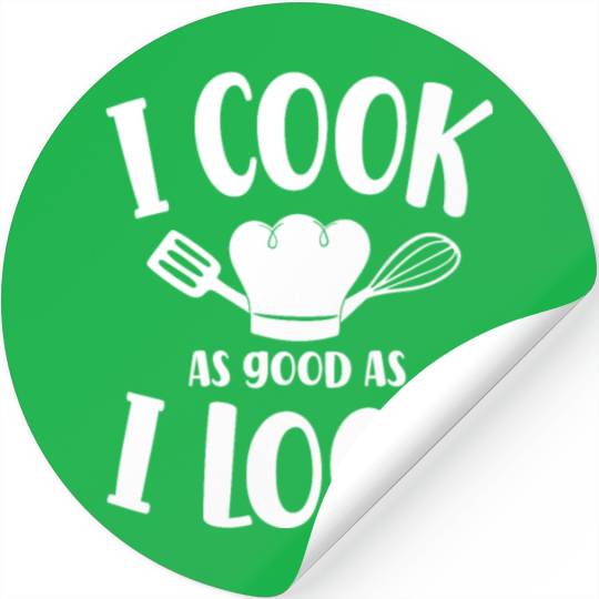 Cooking Cook Kitchen Chef I Cook Stickers