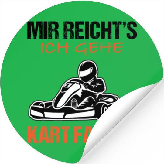 Go-kart Kart Racing Driver Karting Quote Gift Stickers
