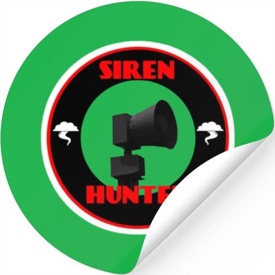 Tornado Siren Hunter Stickers