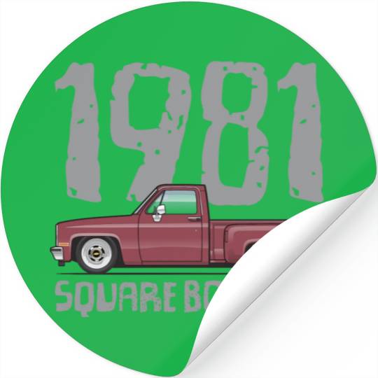 1981 Square Body Life Carmine Stickers