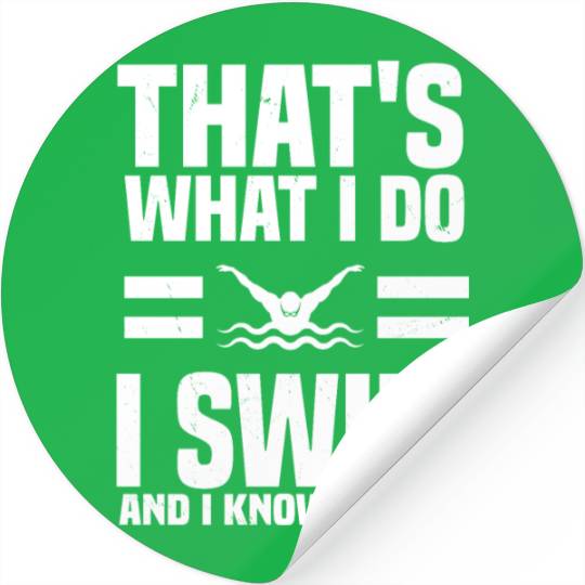 To Swim Stickers