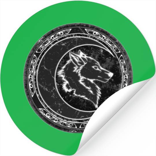 Wolf Moon Stickers